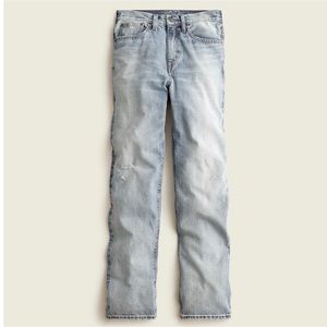 NWT J.Crew Point Sur Vista Straight Jean Pale Indigo Selvedge Ed ~ Sz 25 (BE298)